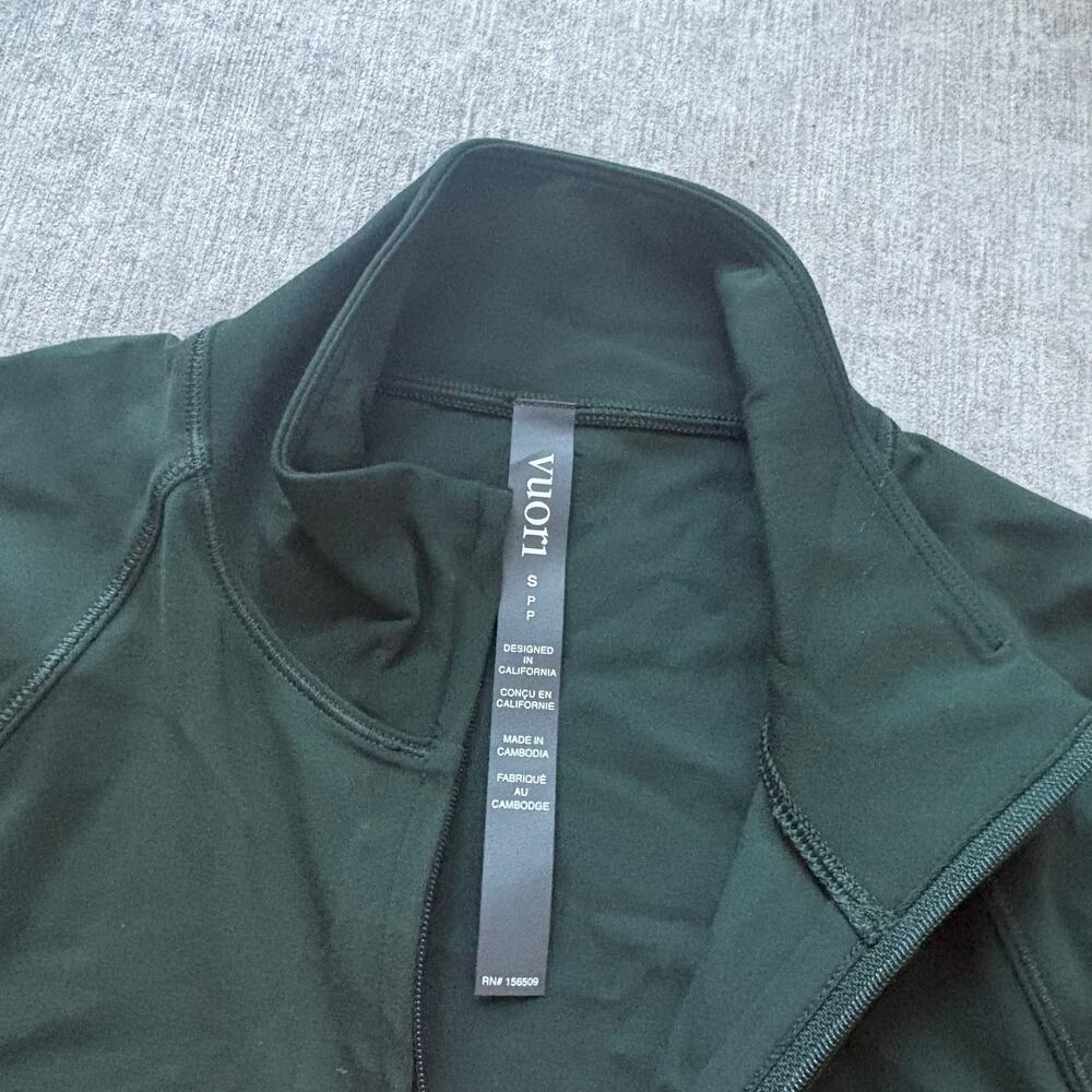 NWOT Vuori AllTheFeels Evergreen Zip Jacket - Picture 2 of 4